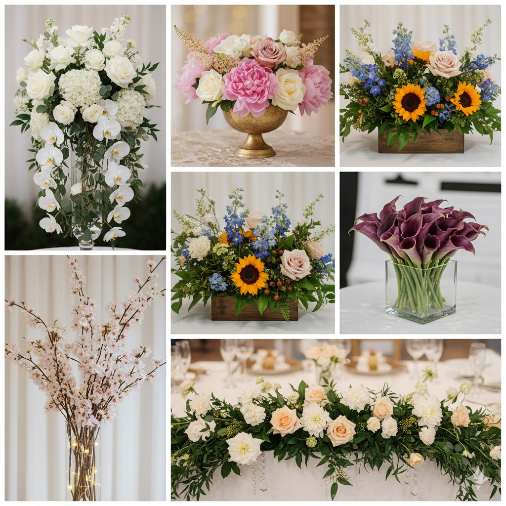 Centerpieces and floral arrangements